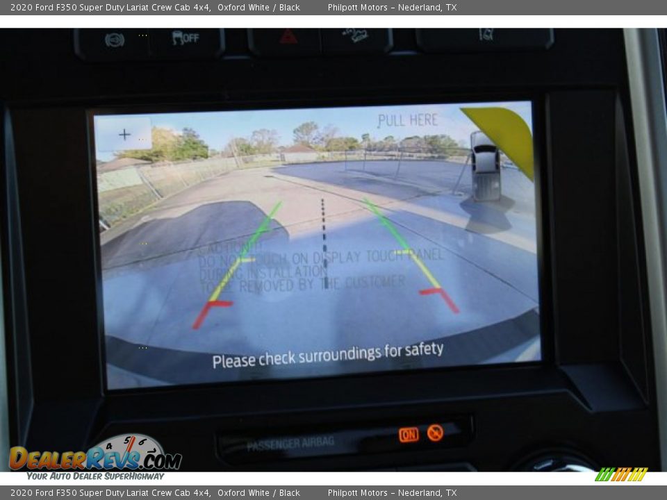 2020 Ford F350 Super Duty Lariat Crew Cab 4x4 Oxford White / Black Photo #18