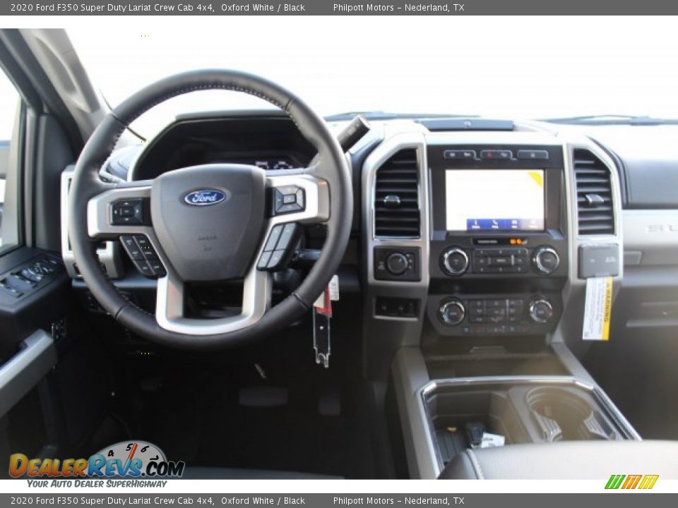 2020 Ford F350 Super Duty Lariat Crew Cab 4x4 Oxford White / Black Photo #21