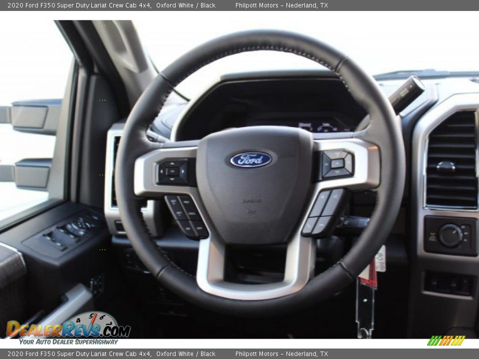 2020 Ford F350 Super Duty Lariat Crew Cab 4x4 Oxford White / Black Photo #22