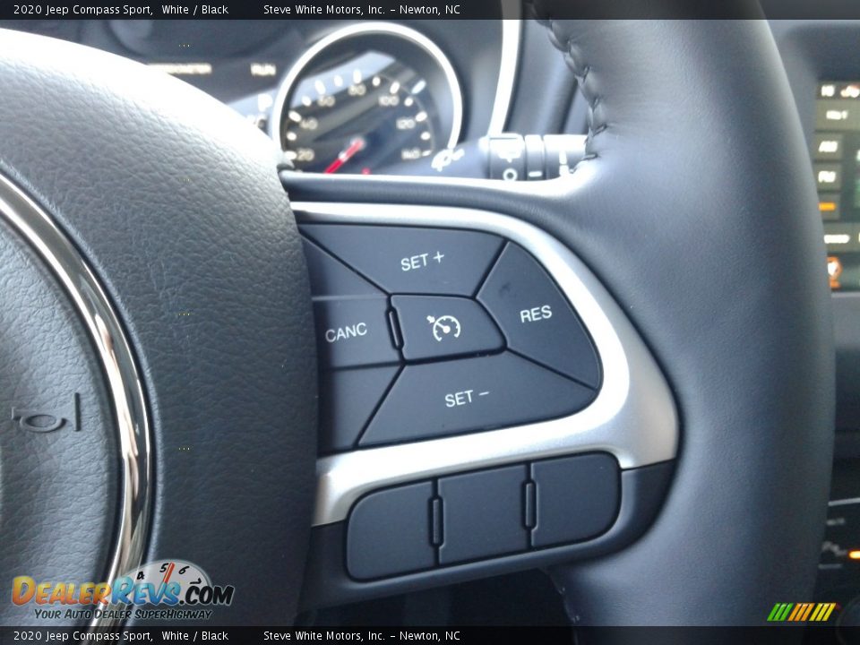2020 Jeep Compass Sport White / Black Photo #20