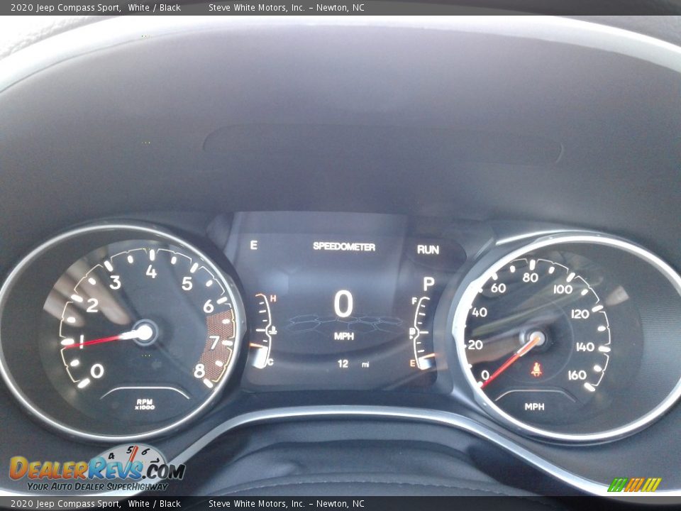 2020 Jeep Compass Sport White / Black Photo #21