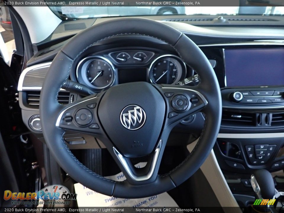 2020 Buick Envision Preferred AWD Espresso Metallic / Light Neutral Photo #17