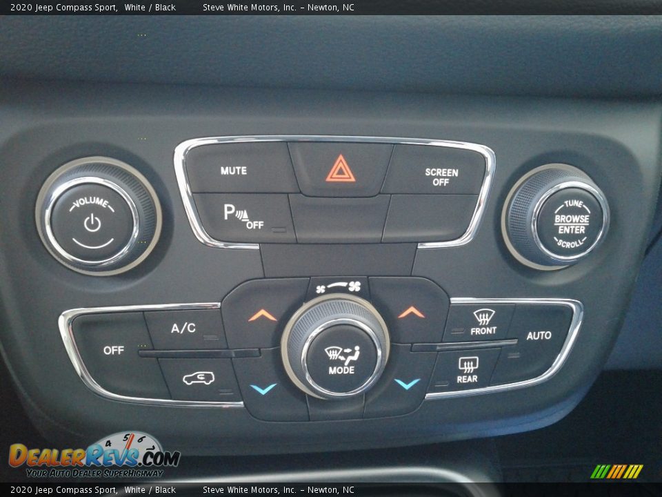 2020 Jeep Compass Sport White / Black Photo #25