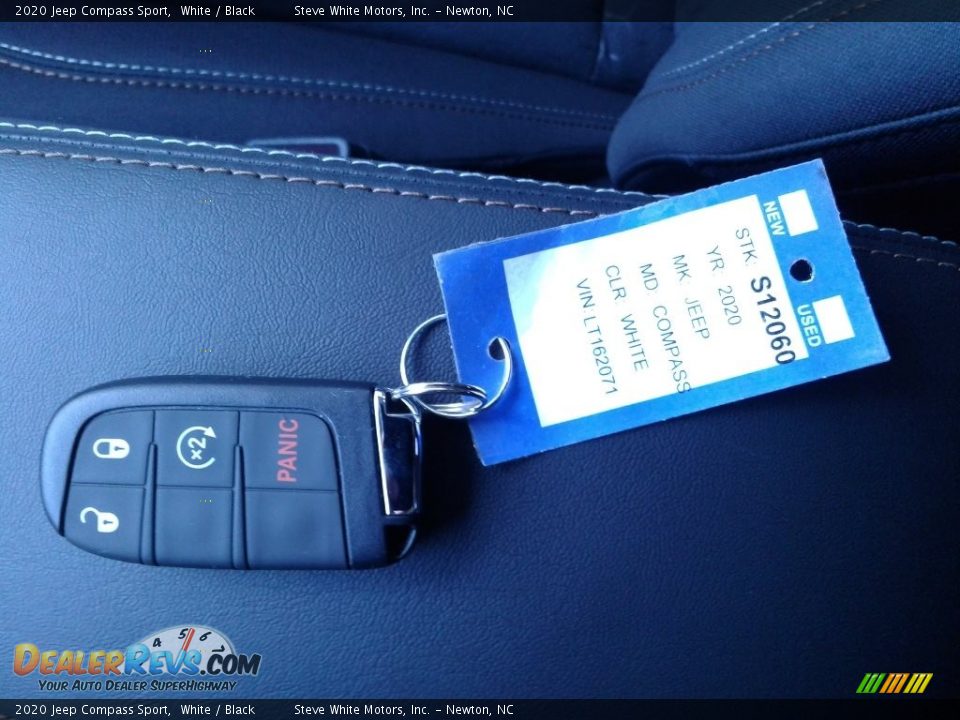 2020 Jeep Compass Sport White / Black Photo #29