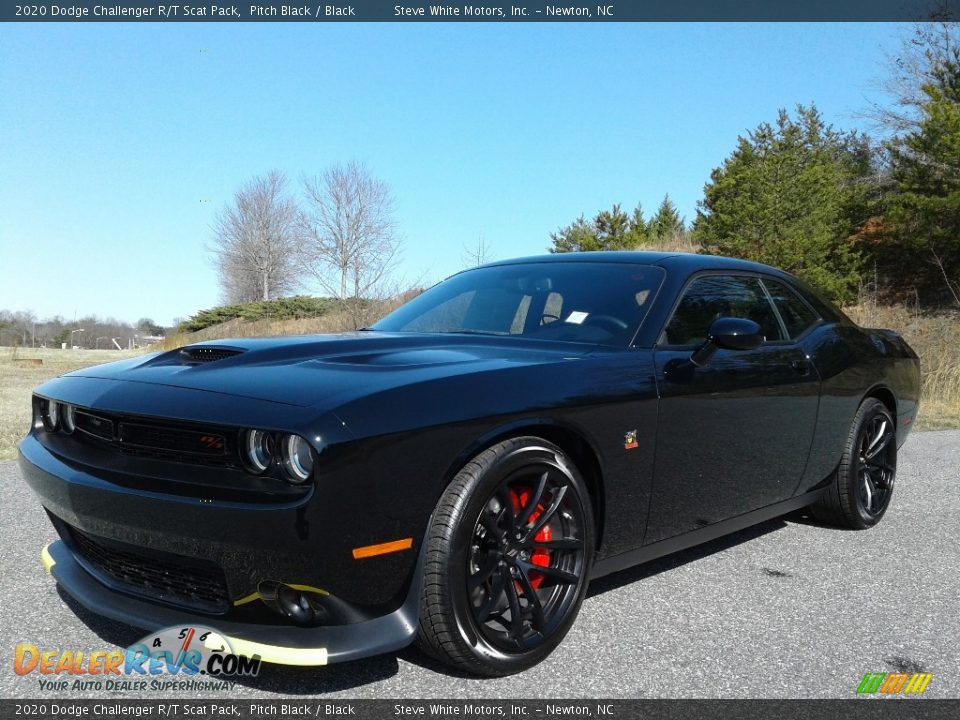 2020 Dodge Challenger R/T Scat Pack Pitch Black / Black Photo #2