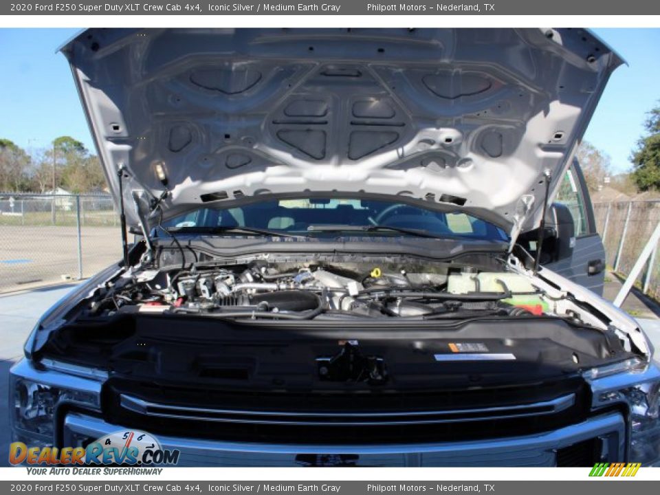 2020 Ford F250 Super Duty XLT Crew Cab 4x4 Iconic Silver / Medium Earth Gray Photo #23
