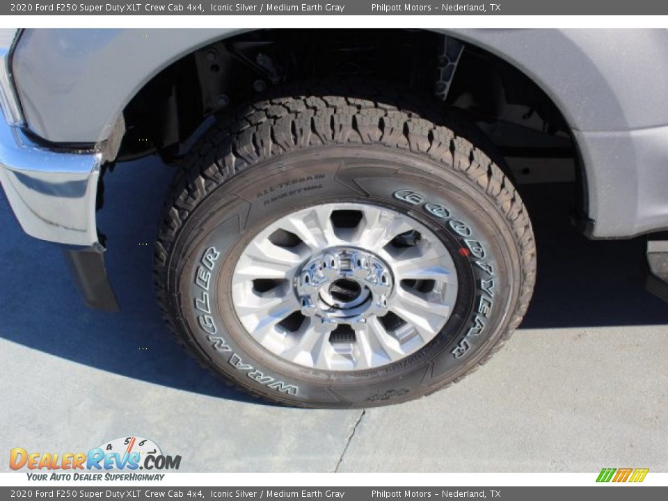 2020 Ford F250 Super Duty XLT Crew Cab 4x4 Iconic Silver / Medium Earth Gray Photo #5