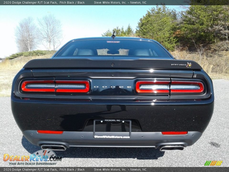 2020 Dodge Challenger R/T Scat Pack Pitch Black / Black Photo #8