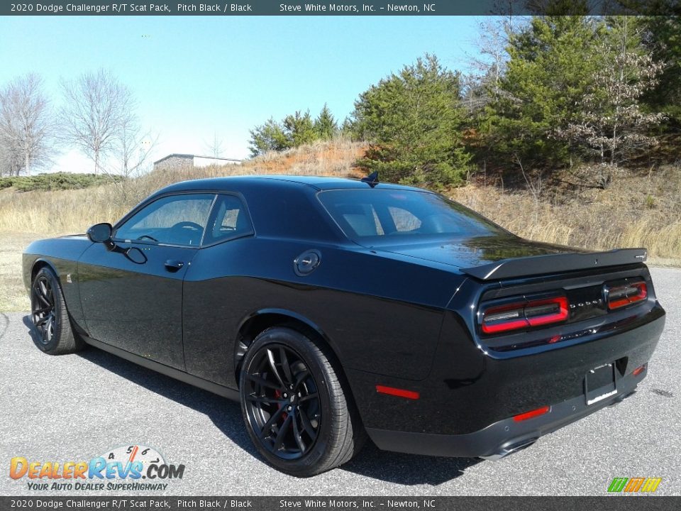 2020 Dodge Challenger R/T Scat Pack Pitch Black / Black Photo #9