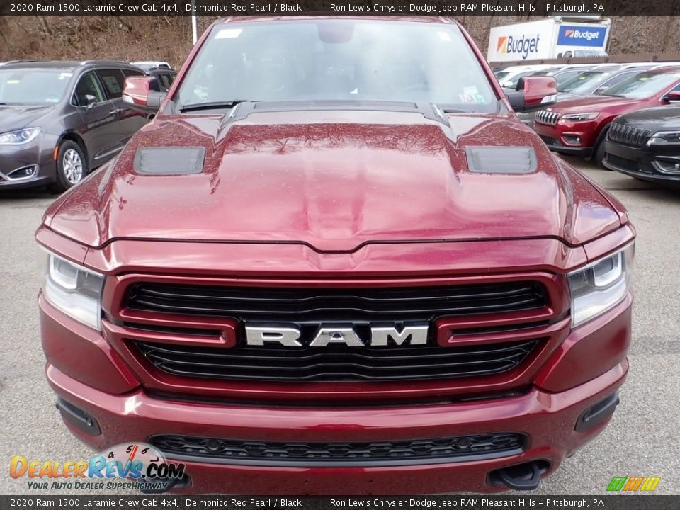 2020 Ram 1500 Laramie Crew Cab 4x4 Delmonico Red Pearl / Black Photo #2