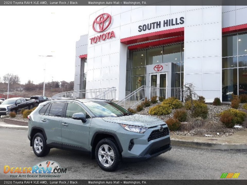 2020 Toyota RAV4 XLE AWD Lunar Rock / Black Photo #1