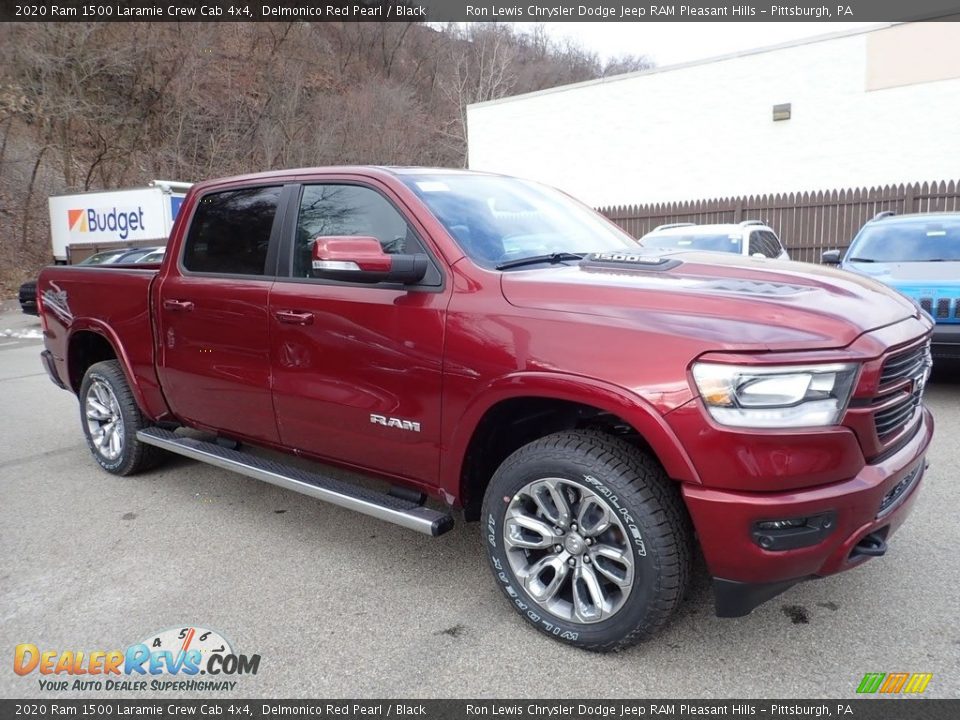 2020 Ram 1500 Laramie Crew Cab 4x4 Delmonico Red Pearl / Black Photo #3