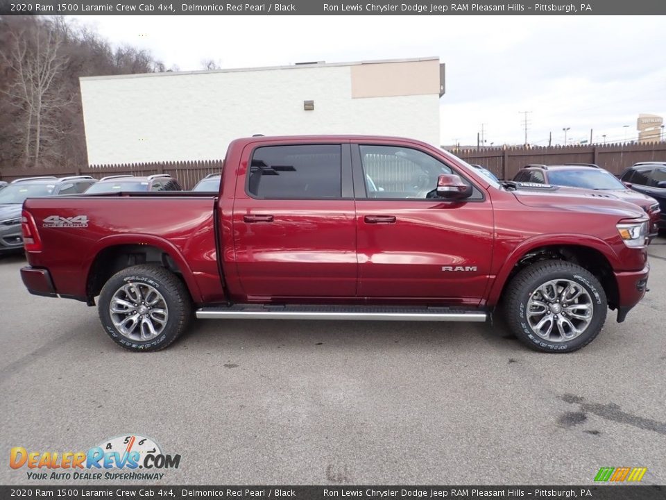 Delmonico Red Pearl 2020 Ram 1500 Laramie Crew Cab 4x4 Photo #4