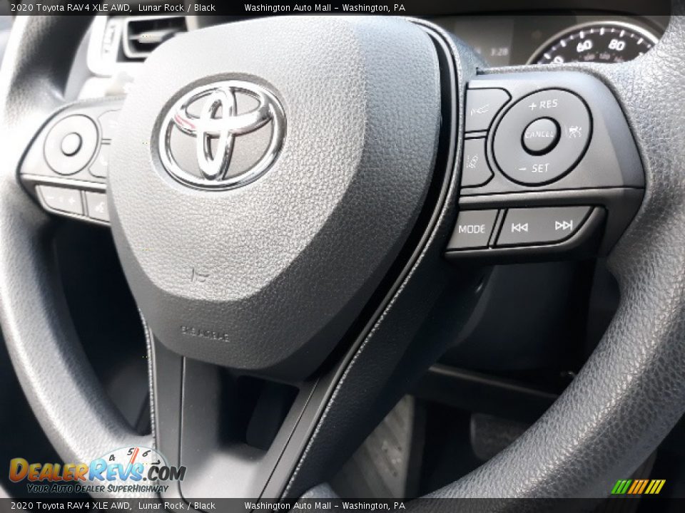 2020 Toyota RAV4 XLE AWD Lunar Rock / Black Photo #6