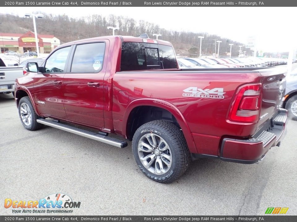 2020 Ram 1500 Laramie Crew Cab 4x4 Delmonico Red Pearl / Black Photo #9