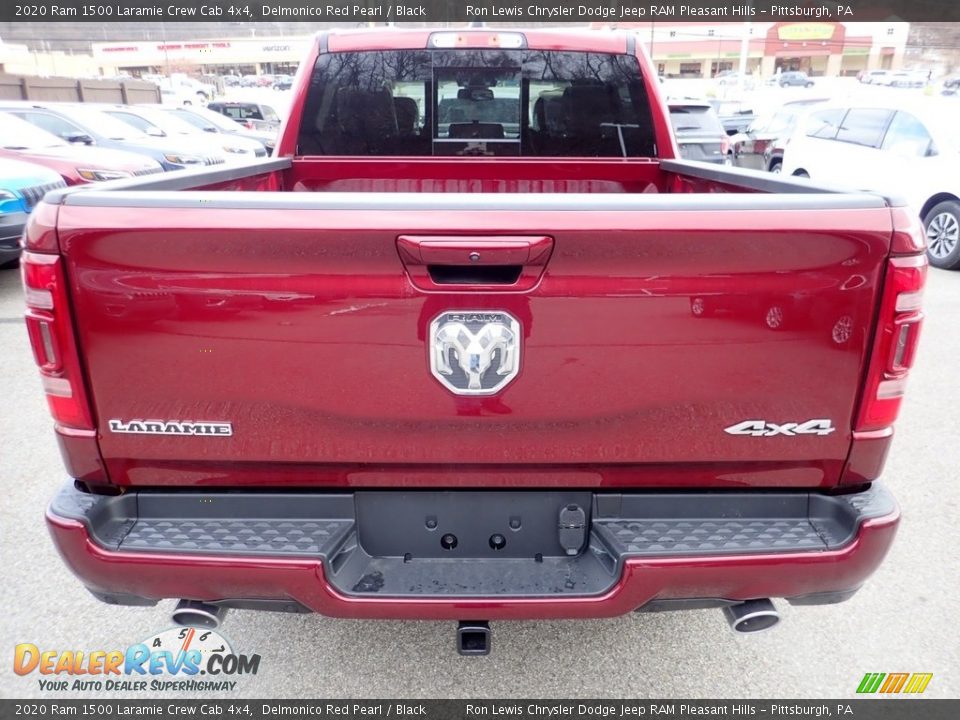 2020 Ram 1500 Laramie Crew Cab 4x4 Delmonico Red Pearl / Black Photo #10