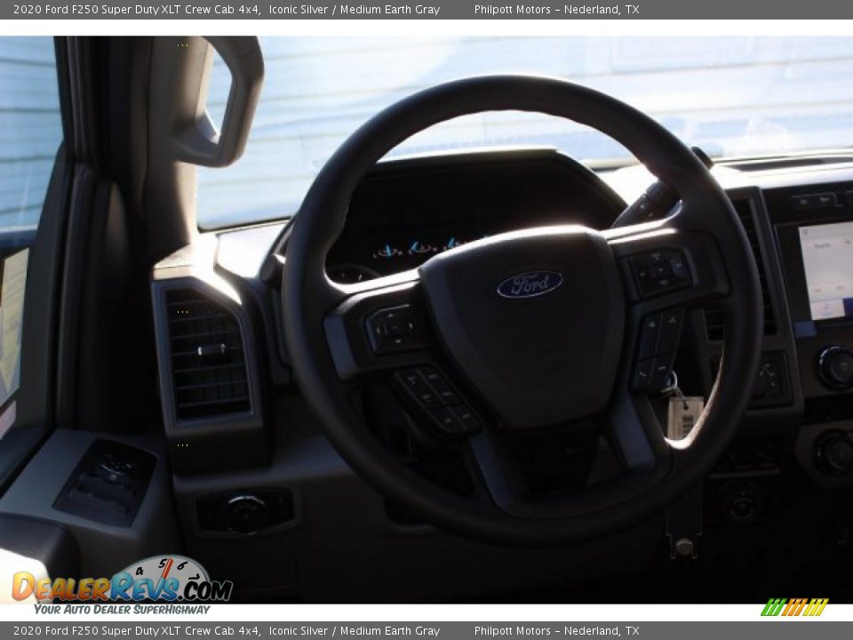 2020 Ford F250 Super Duty XLT Crew Cab 4x4 Iconic Silver / Medium Earth Gray Photo #21