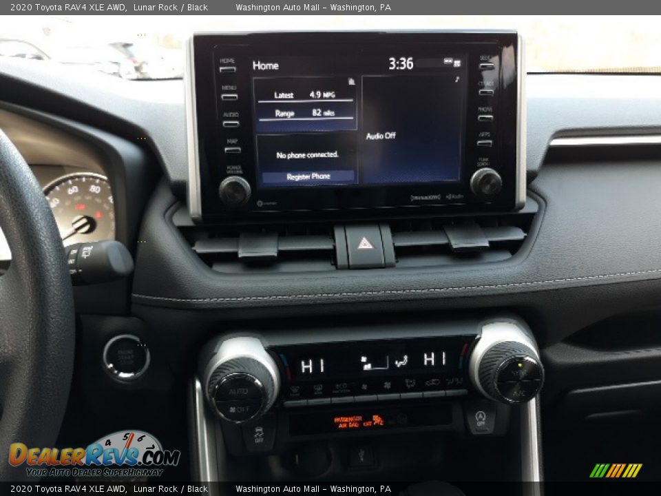 2020 Toyota RAV4 XLE AWD Lunar Rock / Black Photo #11