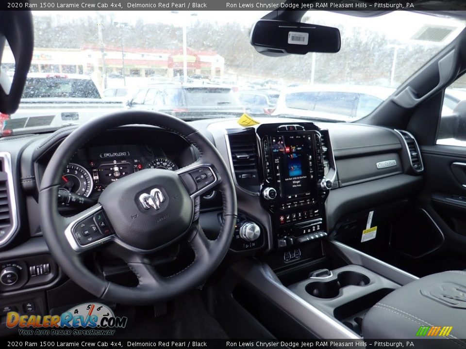Dashboard of 2020 Ram 1500 Laramie Crew Cab 4x4 Photo #12