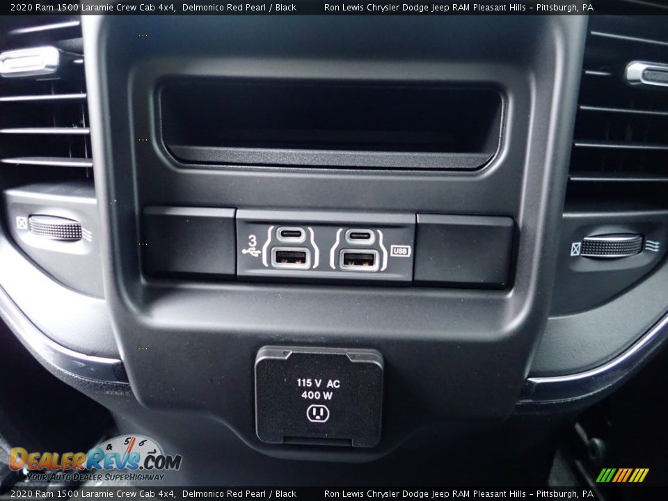 2020 Ram 1500 Laramie Crew Cab 4x4 Delmonico Red Pearl / Black Photo #13
