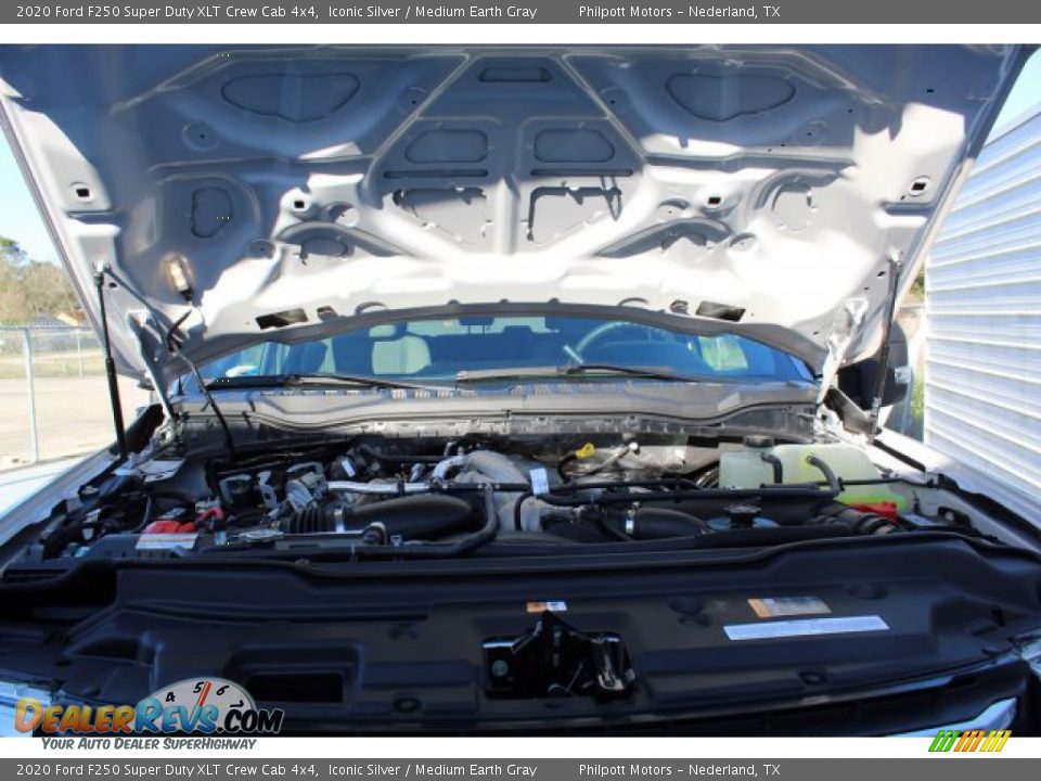 2020 Ford F250 Super Duty XLT Crew Cab 4x4 Iconic Silver / Medium Earth Gray Photo #23