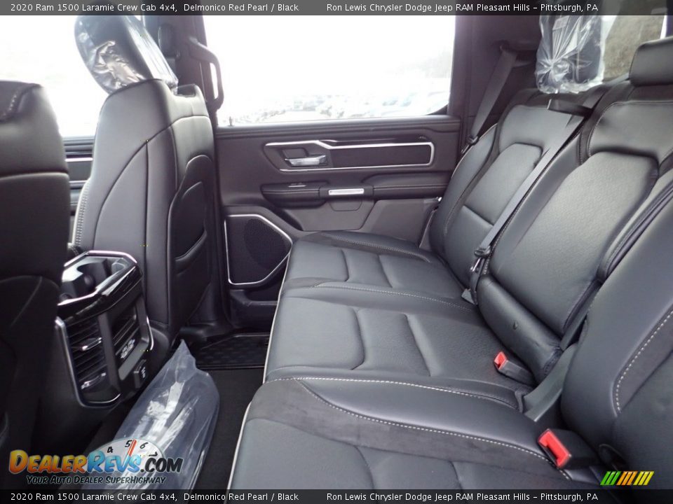 Rear Seat of 2020 Ram 1500 Laramie Crew Cab 4x4 Photo #14