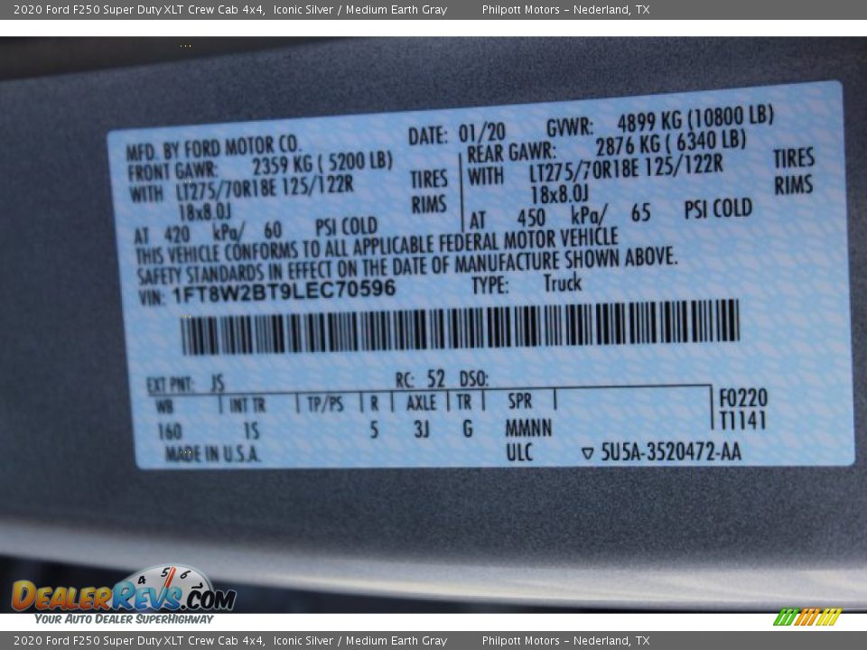 2020 Ford F250 Super Duty XLT Crew Cab 4x4 Iconic Silver / Medium Earth Gray Photo #24