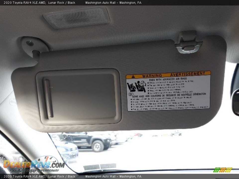2020 Toyota RAV4 XLE AWD Lunar Rock / Black Photo #19