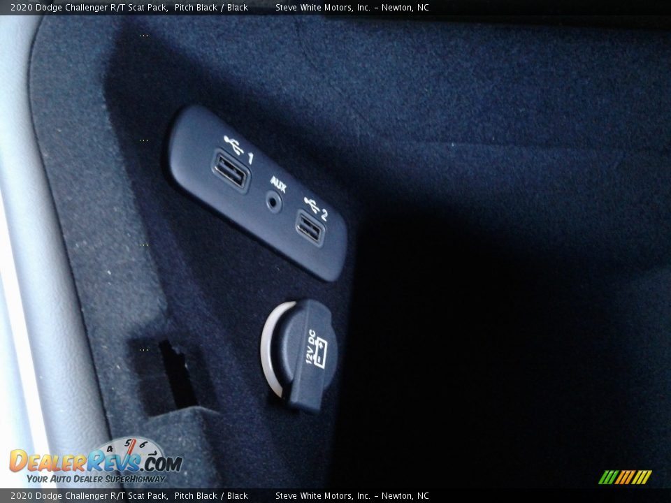 2020 Dodge Challenger R/T Scat Pack Pitch Black / Black Photo #26