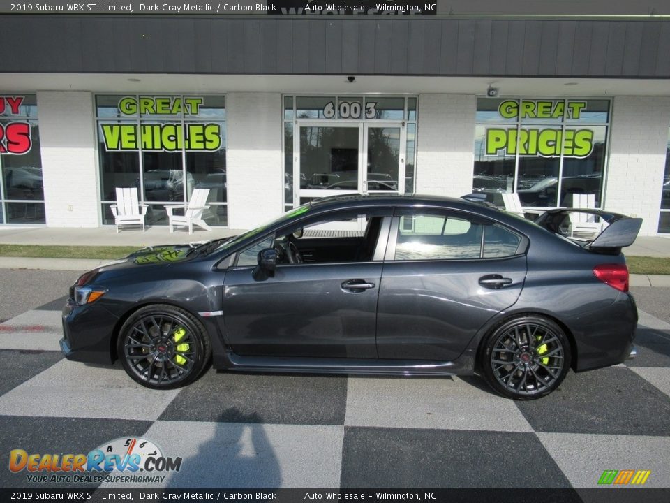 2019 Subaru WRX STI Limited Dark Gray Metallic / Carbon Black Photo #1