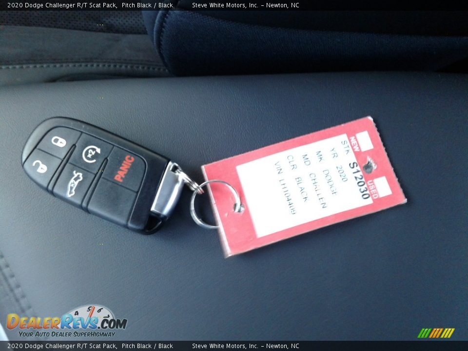 2020 Dodge Challenger R/T Scat Pack Pitch Black / Black Photo #28