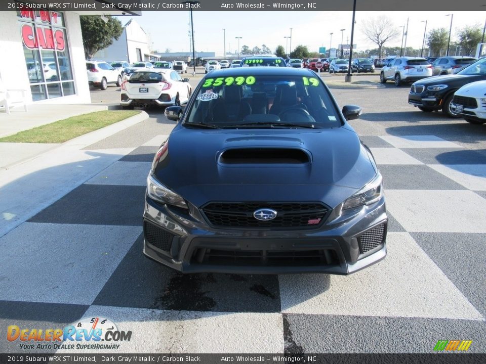 2019 Subaru WRX STI Limited Dark Gray Metallic / Carbon Black Photo #2