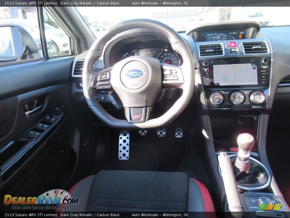 2019 Subaru WRX STI Limited Dark Gray Metallic / Carbon Black Photo #15