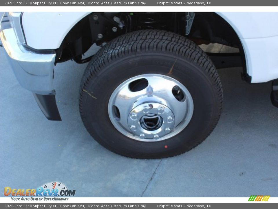 2020 Ford F350 Super Duty XLT Crew Cab 4x4 Oxford White / Medium Earth Gray Photo #5