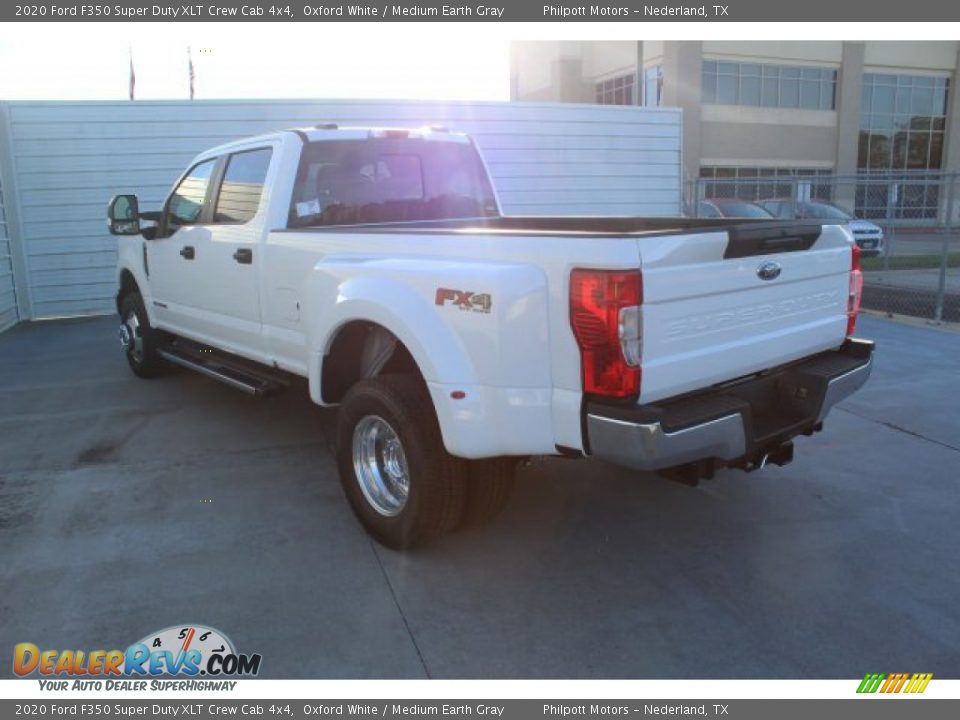 2020 Ford F350 Super Duty XLT Crew Cab 4x4 Oxford White / Medium Earth Gray Photo #6