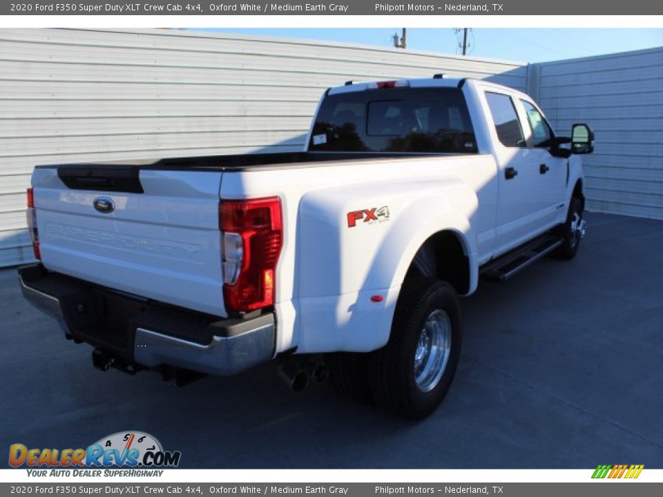 2020 Ford F350 Super Duty XLT Crew Cab 4x4 Oxford White / Medium Earth Gray Photo #8