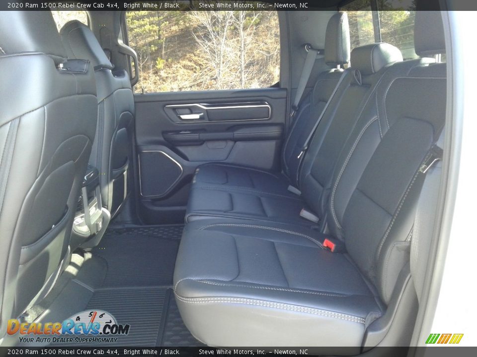 Rear Seat of 2020 Ram 1500 Rebel Crew Cab 4x4 Photo #17