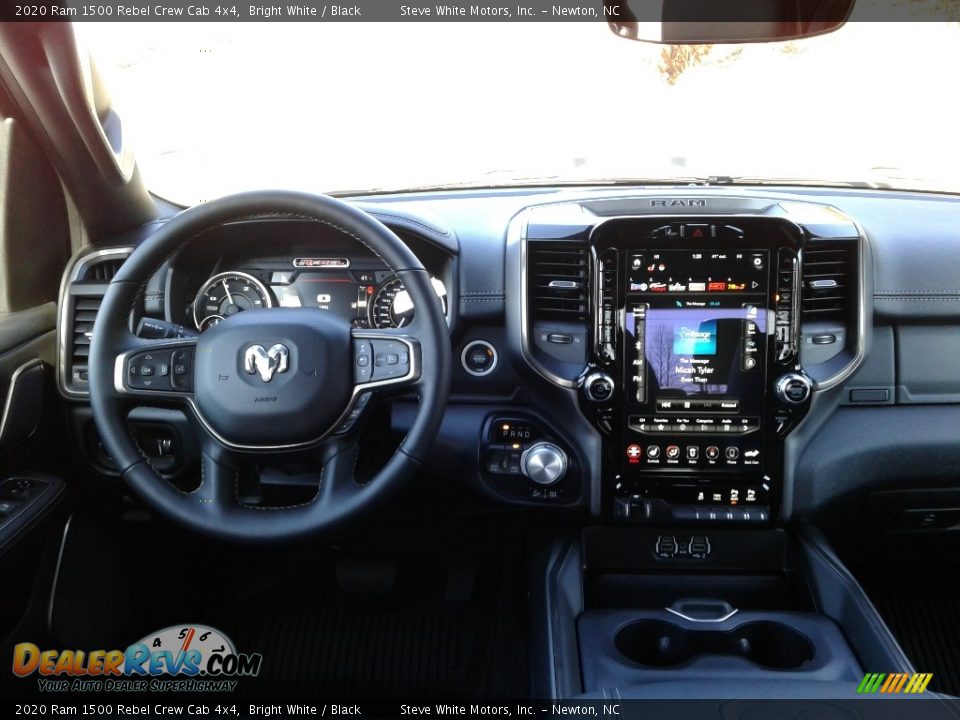 Dashboard of 2020 Ram 1500 Rebel Crew Cab 4x4 Photo #24