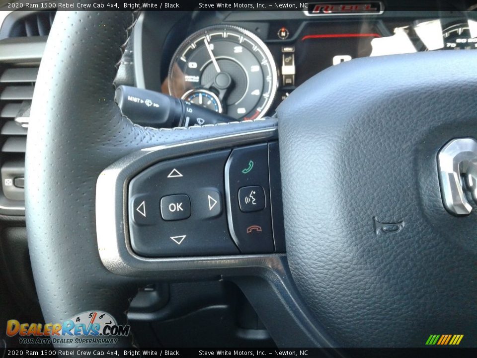 2020 Ram 1500 Rebel Crew Cab 4x4 Steering Wheel Photo #25