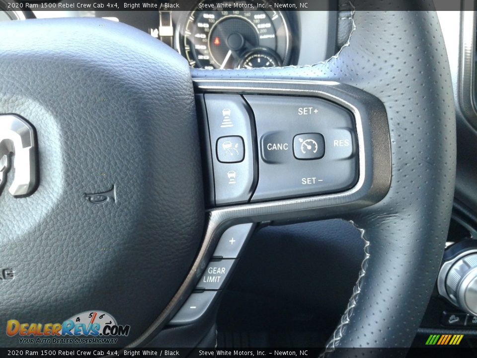 2020 Ram 1500 Rebel Crew Cab 4x4 Steering Wheel Photo #26