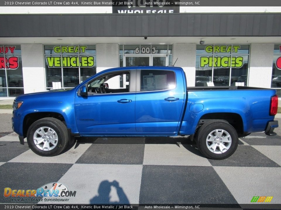 2019 Chevrolet Colorado LT Crew Cab 4x4 Kinetic Blue Metallic / Jet Black Photo #1