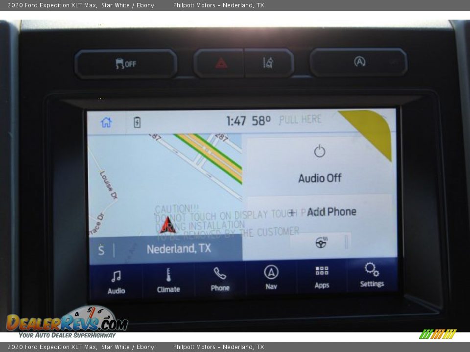 2020 Ford Expedition XLT Max Star White / Ebony Photo #16