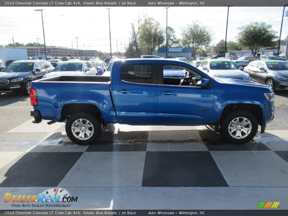 2019 Chevrolet Colorado LT Crew Cab 4x4 Kinetic Blue Metallic / Jet Black Photo #3