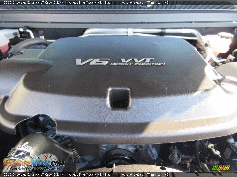 2019 Chevrolet Colorado LT Crew Cab 4x4 Kinetic Blue Metallic / Jet Black Photo #6