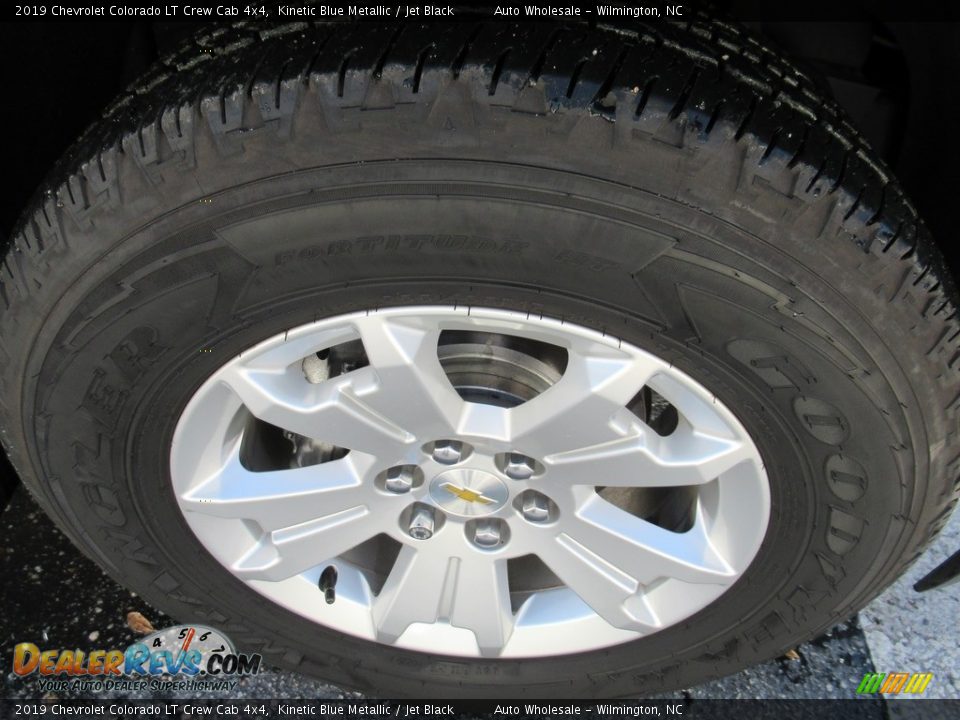 2019 Chevrolet Colorado LT Crew Cab 4x4 Kinetic Blue Metallic / Jet Black Photo #7