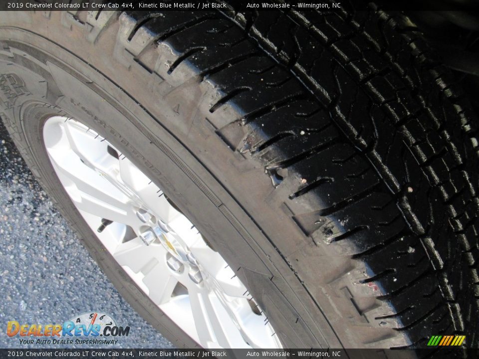 2019 Chevrolet Colorado LT Crew Cab 4x4 Kinetic Blue Metallic / Jet Black Photo #8