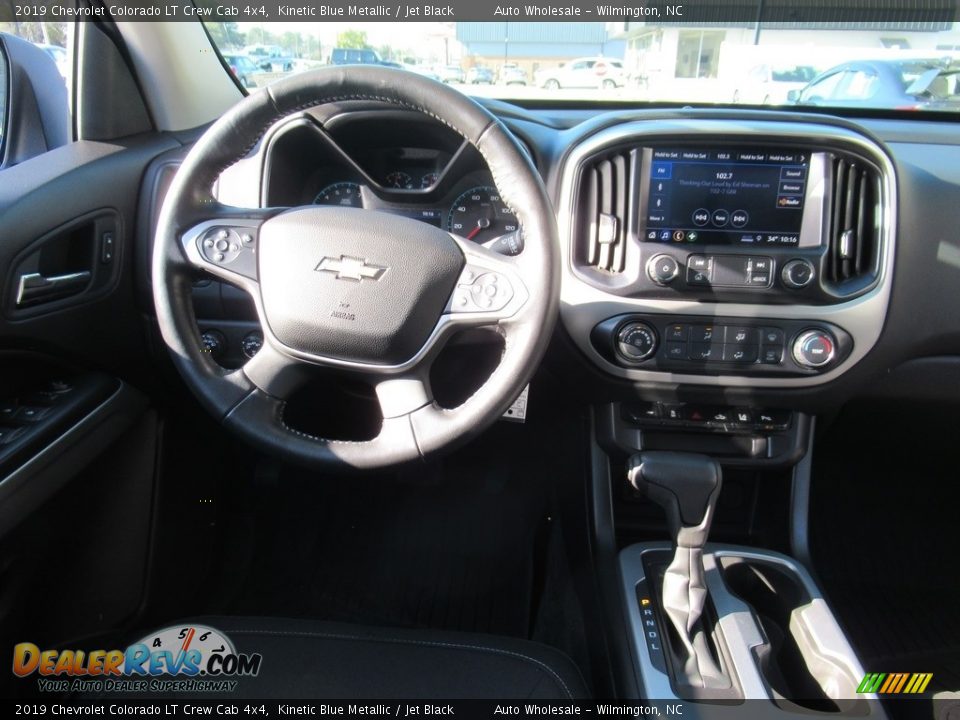2019 Chevrolet Colorado LT Crew Cab 4x4 Kinetic Blue Metallic / Jet Black Photo #15