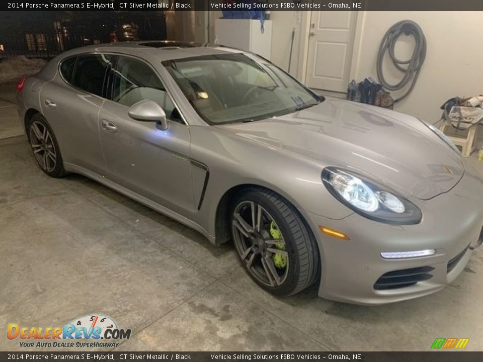 2014 Porsche Panamera S E-Hybrid GT Silver Metallic / Black Photo #6