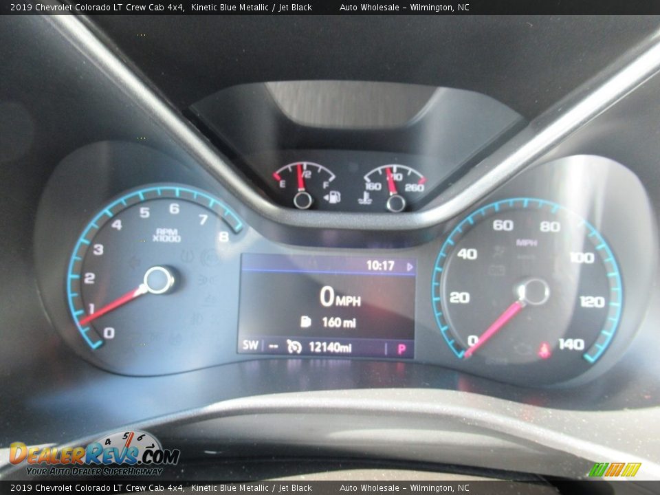 2019 Chevrolet Colorado LT Crew Cab 4x4 Kinetic Blue Metallic / Jet Black Photo #16