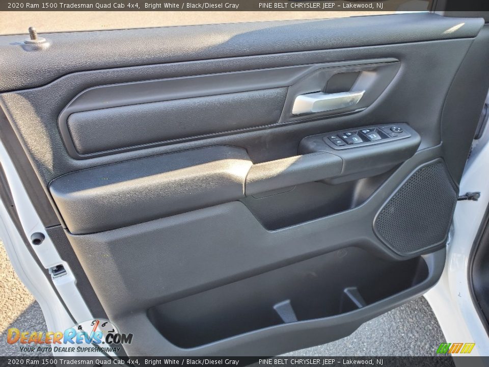 2020 Ram 1500 Tradesman Quad Cab 4x4 Bright White / Black/Diesel Gray Photo #8